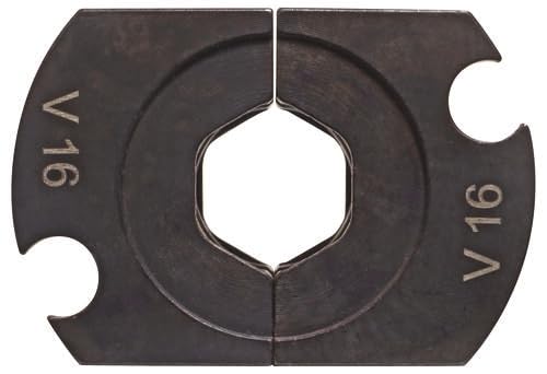 SOMATHERM FOR YOU - Lot de Mâchoires Profil V - Ø12-14-16-18-22-28 mm - Compatible avec Pince à Sertir - Noir - Pour Raccords Cuivre et Pince Radial | Sertissez tous vos diamètres de tube multicouche grâce à ce lot de mâchoires profil TH.
