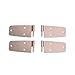 Rugged Ridge 11185.20 Door Hinge Kit, Satin Stainless Steel; 76-93 Jeep CJ/Wrangler YJ