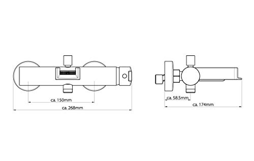 Schütte Rubinetto per vasca da bagno Niagara