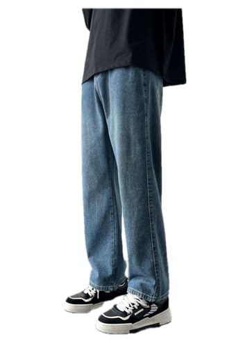 Jeans Pants Trousers Denim Simple Loose and Comfortable for Men Women Washed Retro Urban Daily Commuting Casual4