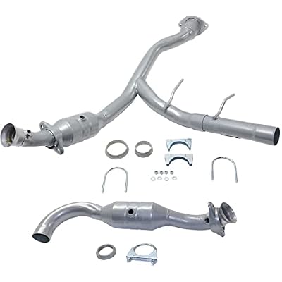 Garage-Pro Left and Right 2-PC Direct-Fit Catalytic Converter Kit Replacement for Ford F-150 2009-2010, Lincoln Navigator 2007-2013, Expedition 2007-2014 5.4L Undercar 46-State Legal