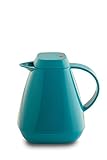 Inhalt ca. 1,0 l ROTPUNKT Isolierkanne 650 LIEKE 1,0 l  Zweifunktions-Drehverschluss  BPA-frei - gesundes Trinken  Made in Germany  Warm + Kalthaltung  Glaseinsatz  Vivid Petrol