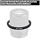 Metall Step-Down Ring Filter Adapter - 55mm auf 49mm - Metallring Step-Down Adapter für Filter, kompatibel mit Allen 49mm UV, CPL, ND-Filtern, Objektivhauben, gewindegedrehten Objektiven usw