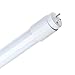 LEDUNI ® Tubo T8 Cristal LED 24W OPAL Conexión Un Lateral Luz Blanco Frío 6400K 1500MM 2300LM 2 PACKS