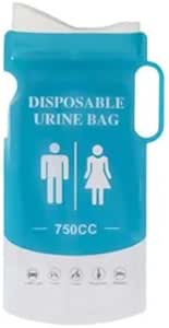 SPOKKI 16 Stück Urinbeutel 850ml - Einweg Mit Gel | Für Unterwegs & Reisen