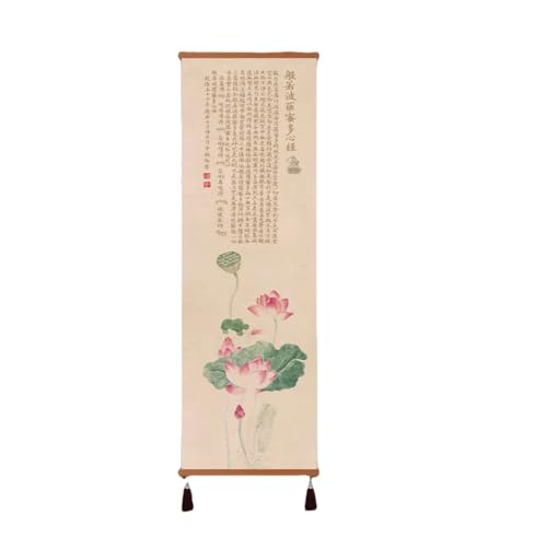 Étude des écritures bouddhistes peinture décorative haut de gamme sur parchemin traditionnel - 2