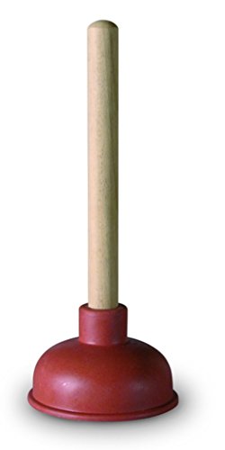 Anzapack 853914S - Desatascador De Goma Con Mango De Madera