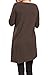 iGENJUN Winter Dresses for Women 2022 Long Sleeve Coffee Dress Button Side Winter Dress Cocktail Formal Dresses Fall Midi Dress Clothes for Work,XXL,Coffee