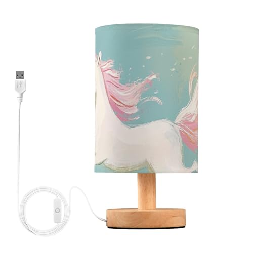 Lámpara de mesa Unicorns Meadow Turquoise led eléctrica miniatura 1