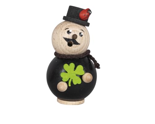 SAICO Mini statuetta di fumo/affumicatura – spazzacamino – altezza: 8 cm – Made in Germany