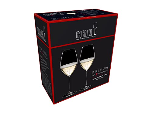 Riedel Veritas Champagne Glass, 2 Count (Pack Of 1), Clear #TOP3