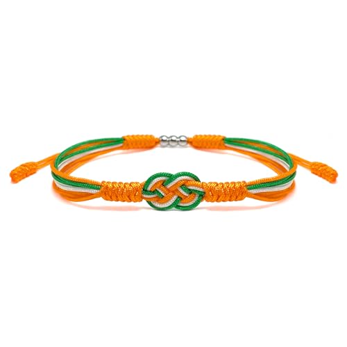 Pulsera con bandera de país color infinito unisex miniatura 1