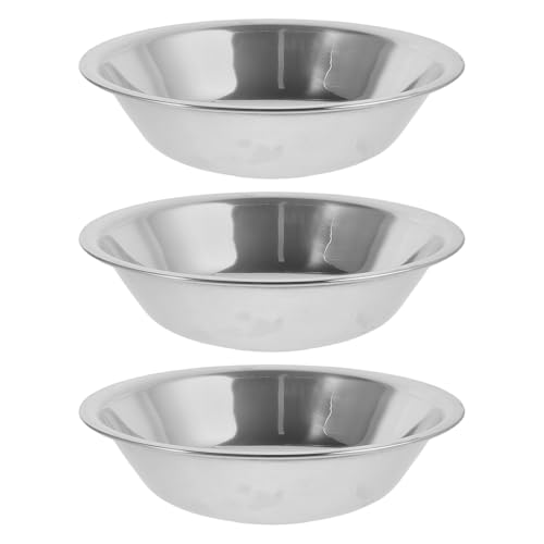 Set de 3 tazones de acero inoxidable para cocina miniatura 1