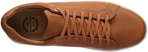 Driver Club USA Mens Leather Made in Brazil San Francisco Sneaker, Burnt Orange Grainy/White Sole, 7 | Image 4