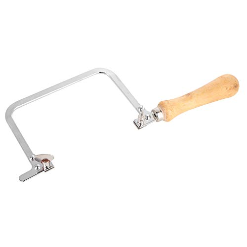 HOSEONFN Outils de Fabrication de Bijoux DIY, scie à Archet Professionnelle pour Coupe Courbe avec 8,7 cm de Profondeur, poignée Ergonomique, Lame Robuste pour l'artisanat et Le