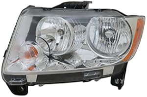 Compatible With Jeep Compass Headlight Assembly 2011 2012 2013 Driver Side Code LMB For CH2518139 68088869AD