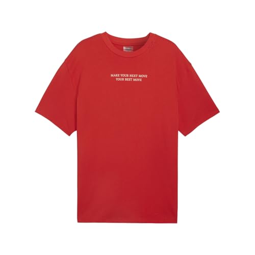 T-shirt PUMA 1-800-Buckets pour homme en coton noir coupe standard