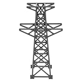 UKCOCO 200 Gris pour Maquette Architecturale DIY, Modèle Pylône Stable en Matériau Résistant, Accessoire Décoratif pour Diorama Ferroviaire et Maison de Poupée