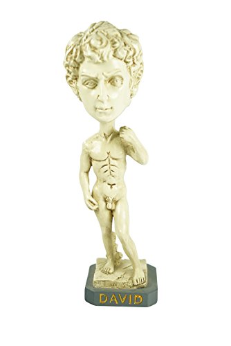 Bella Design Statue of David Bobblehead David Collectible Bobble Head Figurine