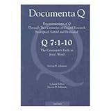 q7fn 75  Q7: 1-10. the Centurion\'s Faith in Jesus\' Word (Documenta Q)