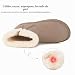 Imagen de Hsyooes Botas Mujer Nieve Cálido Forradas Botines de Invierno Ante Cómodas Zapatos de Nieve Impermeable Botas de Invierno Antideslizante Caqui EU41