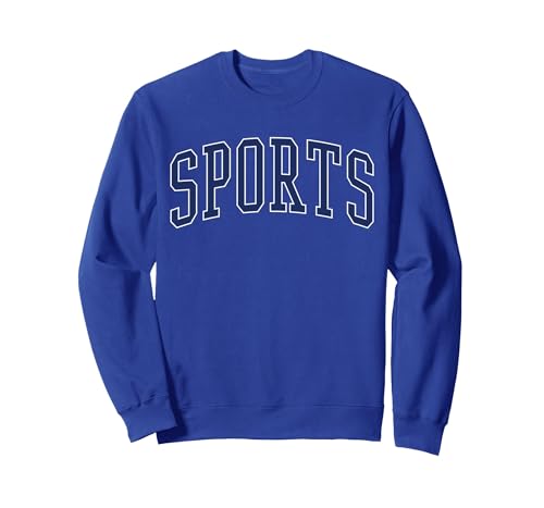 Funny Sports Sarcastic Football Sweatshirt, Adult Unisex, Royal Blue, X-Large