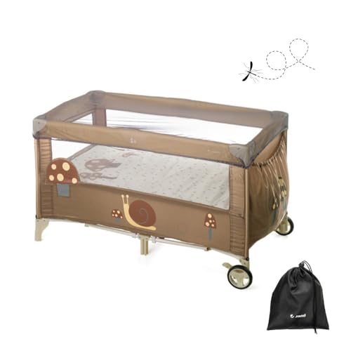 Jané Zanzariera per Culla e Lettino da Viaggio, Universale, Facile Visibilità, Protezione dagli Insetti, Borsa Inclusa
