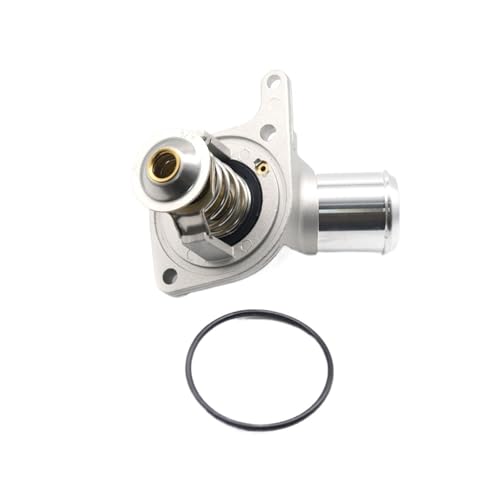 12571261 Termostato y carcasa del refrigerante de refrigeración del motor con junta/Apto for GMC Envoy Sierra/Apto for Chevy Tahoe Silverado Cadillac Isuzu
