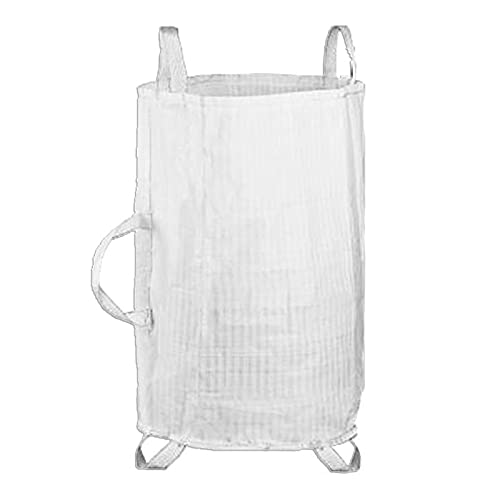 Gartenabfallsack (Gartenbag) aus PP Gewebe, 55x85cm, weiß (3)