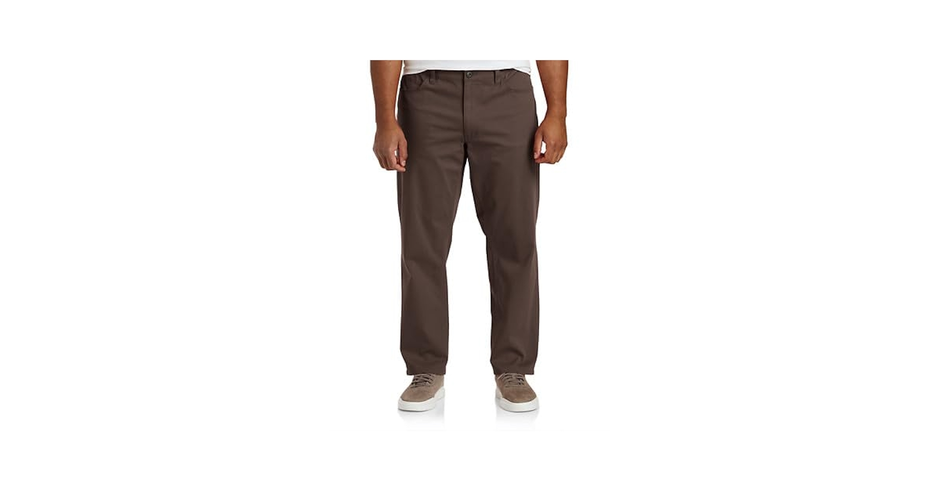 Oak Hill by DXL Men's Big and Tall Straight-Fit 5-Pocket