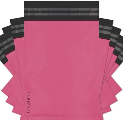 100Pcs Poly Mailers Light Pink Plastic Envelopes S... - Vicedeal