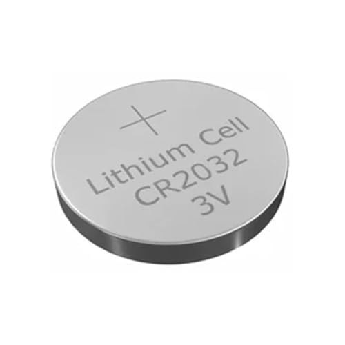 CR2032 3V Button Cell Batteries (Pack of 2) Lithium Manganese Without Mercury Universal Use in Electronics