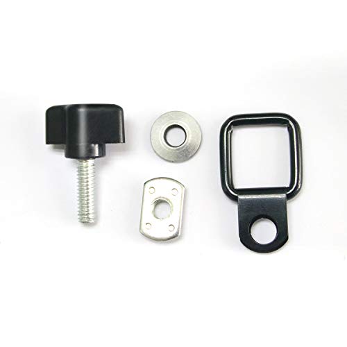 Universal Hard Top Quick Removal Fastener Thumb Screw Nut + Tie-Down D-Rings Compatible For 1995-2018 Wrangler Yj Tj Jk Jku Sports Sahara Freedom Rubicon X & Unlimited X 2/4 Door (Pack Of 8) #TOP1