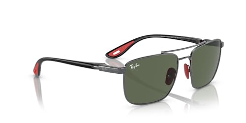 Image of Ray-Ban womens Rb3715m Scuderia Ferrari Collection Square Sunglasses