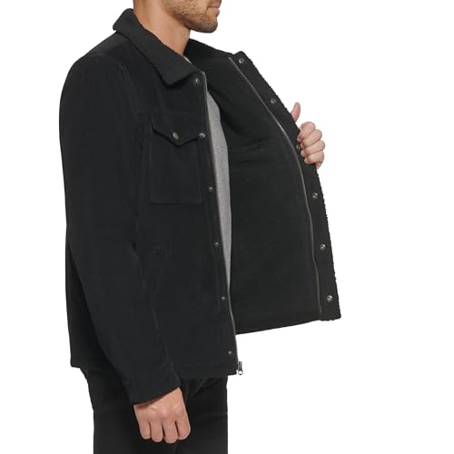 Image of Levi's Men's Corduroy Sherpa Lined Trucker Jacket (Regular & Big & Tall Sizes)