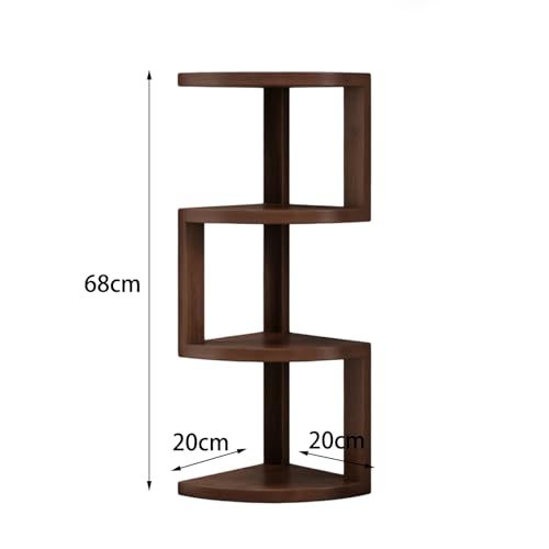 Table de chevet d'angle à 4 niveaux pour petit espace et bureau - 4