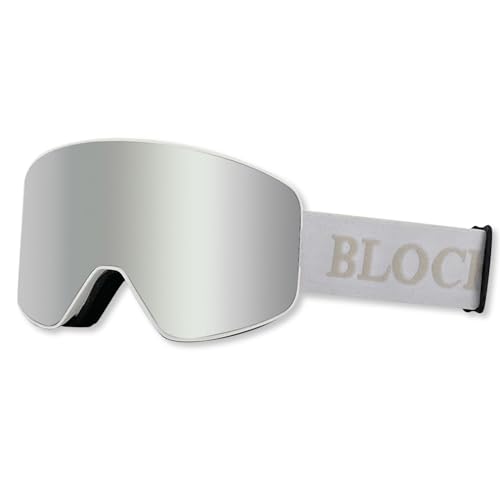 SCELTA IDEALE - Il cinturino elastico regolabile assicura una buona compatibilità degli occhiali da sci con tutti i caschi.Il suo silicone interno antiscivolo può essere fissato saldamente al casco da sci.Permette di essere più sicuri nello sci,nello snowboard,nella motoslitta,nell'alpinismo,nel ciclismo e in altri sport,ed è ideale per gli sport all'aperto in inverno.