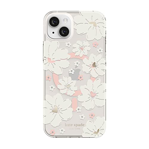 Coque iPhone 14 Max Kate Spade rigide protectrice Classic Peony