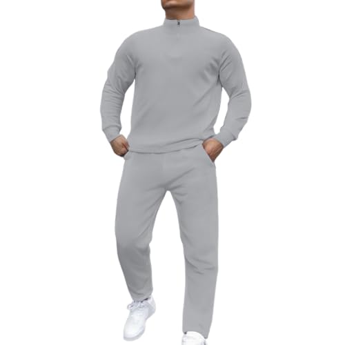 Ensemble homme tailleur mariage costume formel veste et pantalon gris XXXL