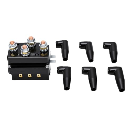 Kit Relais Solénoïde de Treuil 12V Anti Court-Circuit Évite la Surchauffe de Traction 4x4