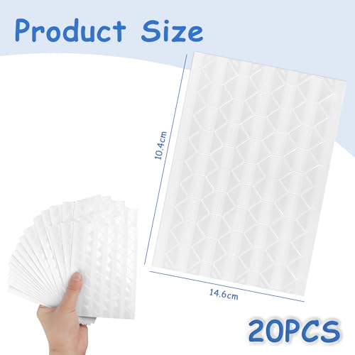 KILDOWS Lot de 2040 Autocollants pour Coins de Photos, Coins de Photo Autocollants, Coins Photo Auto-Adhésifs, Coins de Montage Photo, Coins Photo pour Albums Photos, Scrapbooking et Loisirs Créatifs – vue 2
