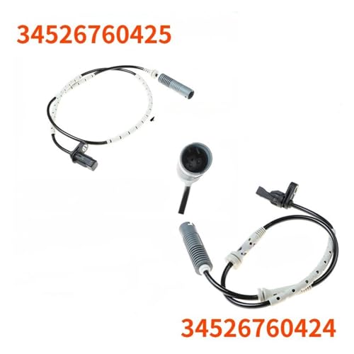 Sensor ABS para BMW 323i y 325i con cables de alta resistencia OEM 34526760424 2 uds 5