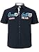Produktbild Jan Vanderstorm Herren Kurzarm Kurzarmhemd Freydis dunkelblau 3XL (XXXL) - 47/48