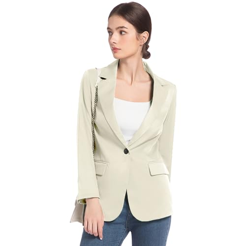 FARVALUE Womens Spring Casual Blazers Long Sleeve Notch Lapel Work Office Fall Blazer Jackets with Pockets4