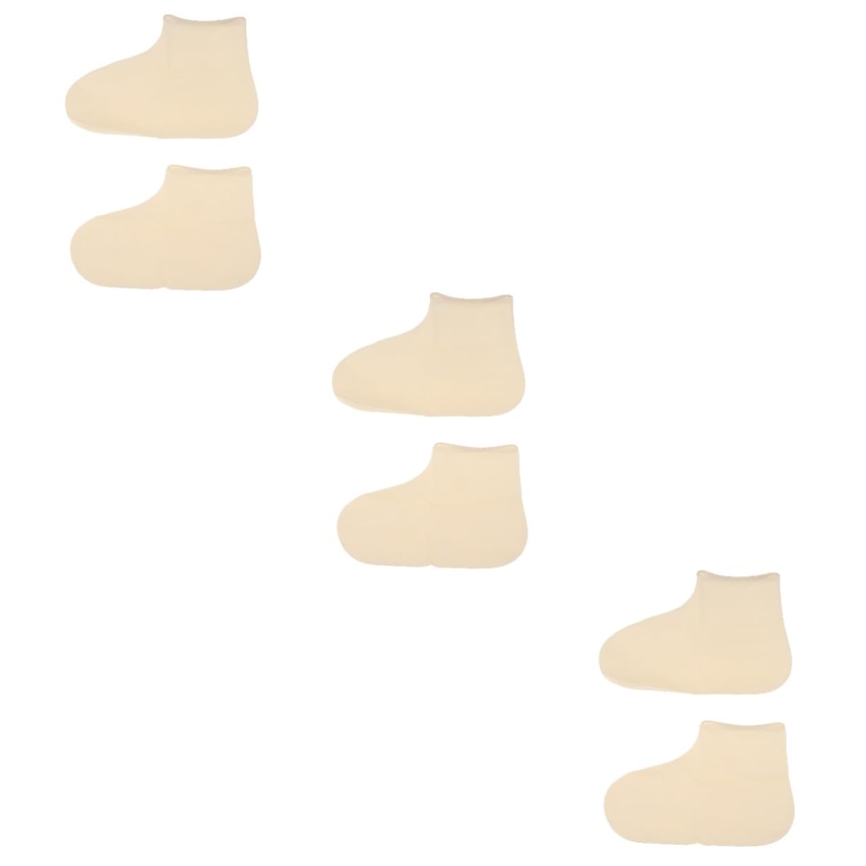 TOGEVAL 3pairs Rain Shoe Cover Reusable Boot Protectors for Men and Women - Design Suitable for Stylish for Rainy Days