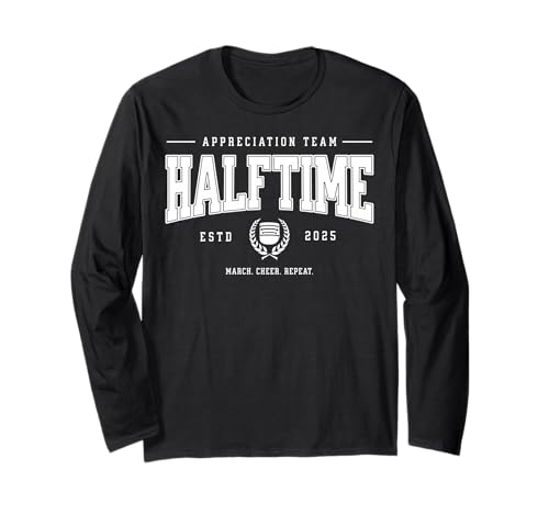 Marching Band Mom Halftime Appreciation School Spirit Long Sleeve T-Shirt