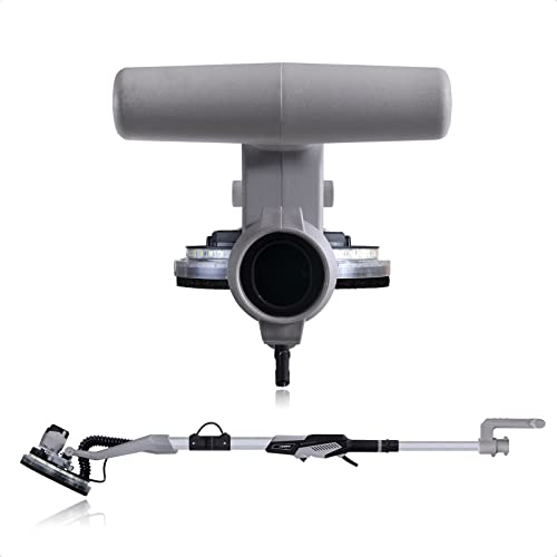 Werku WK403260 + 6 Abrasifs, Ponceuse Circulaire Murs-Plafonds Brushless, Qualité Professionnelle, 400 W, 225 mm, Système Éclairage LED Vision, Comprend 6 Disques Ponçage et Tuyau Aspiration – vue 4