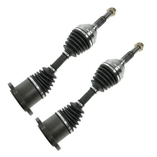 Image of TRQ Front Driver & Passenger Side CV Axle Assembly Set for 83-93 Chevrolet S10 94-96 S10 83-94 S10 Blazer 95-96 Blazer 83-90 GMC S15 83-91 S15 Jimmy 91-96 Sonoma 92-96 Jimmy 91-96 Oldsmobile Bravada