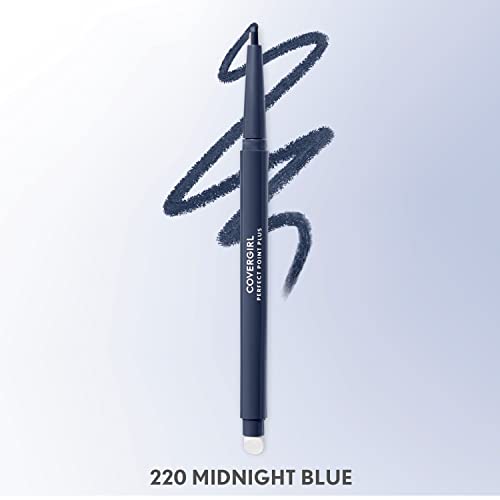 Image of COVERGIRL Perfect Point Plus Eyeliner, Midnight Blue, 0.08 Ounce (Pack of 2)