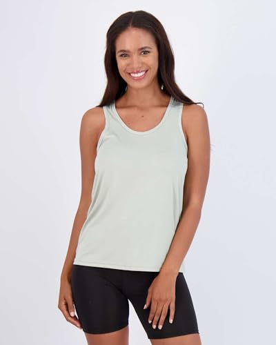Image of Real Essentials 5-Pack Women's Racerback Tank Top Dry-Fit Athletic Performance Yoga Activewear (Available in Plus Size)